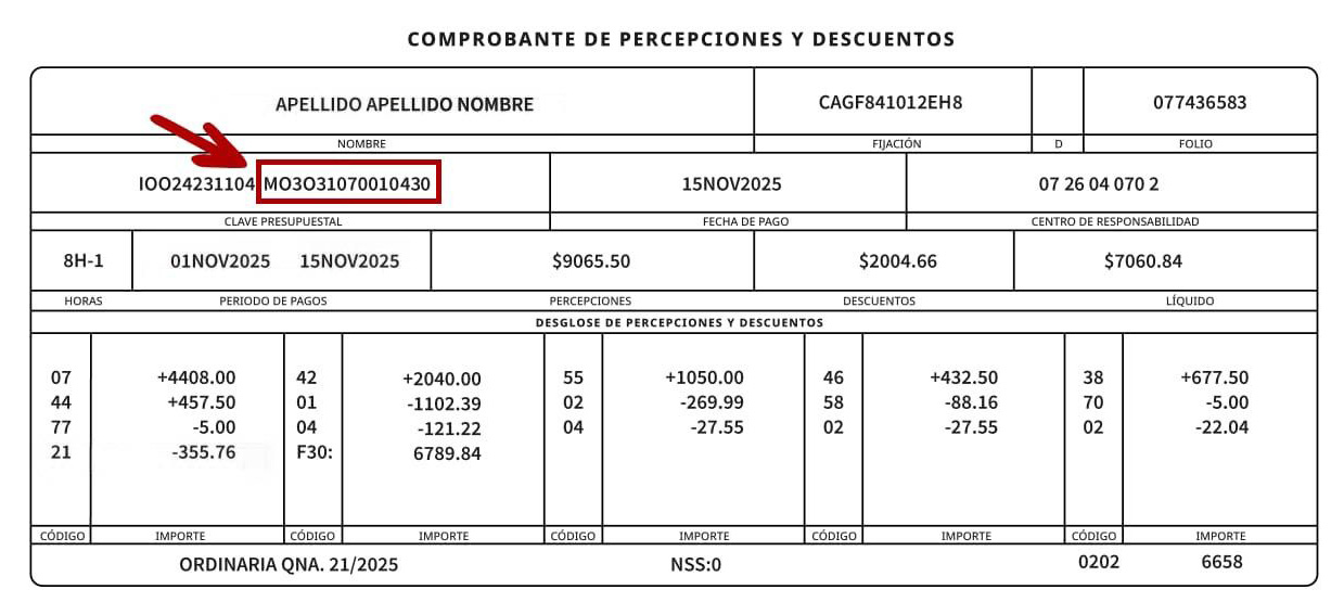 Comprobante de nómina